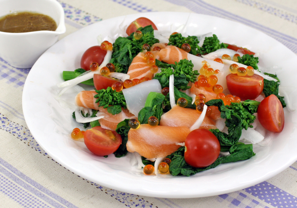 海鮮菜の花サラダ