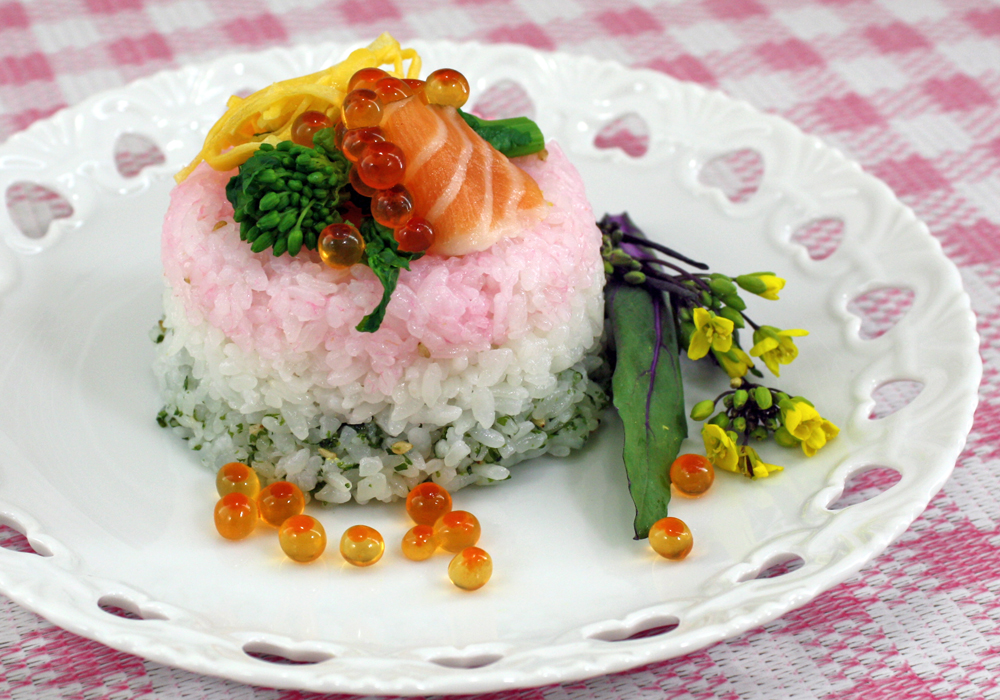 ひな祭り菜の花寿司